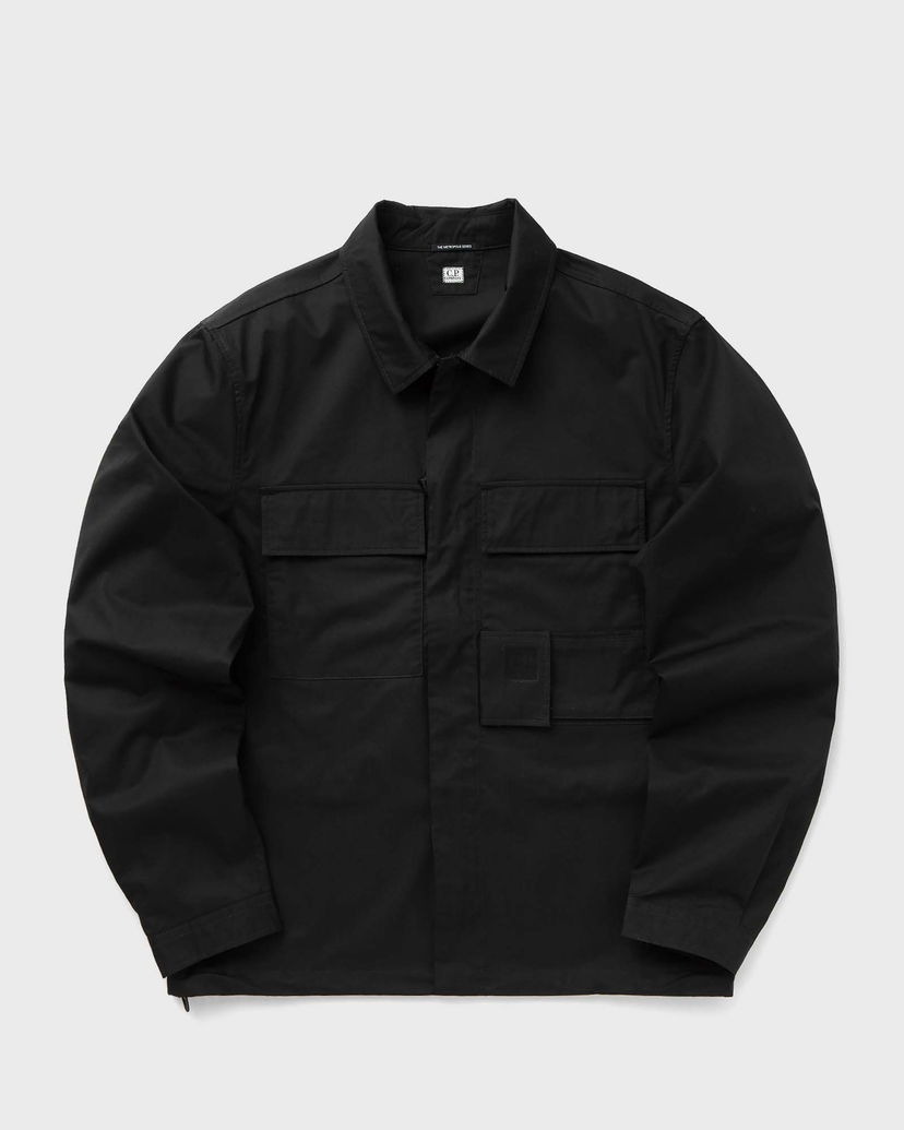 Takki C.P. Company METROPOLIS SERIES GABARDINE UTILITY OVERSHIRT Musta | 17CLOS040A006472A-999