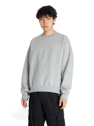 Huppari Nike SoloSwoosh Crew Fleece Harmaa | CV0554-063