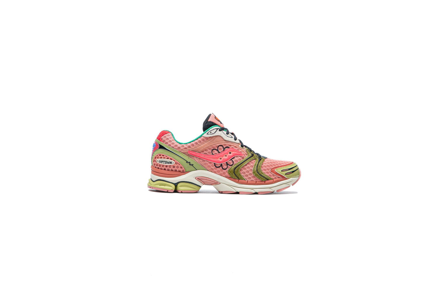 Tennarit ja kengät Saucony Jae Tips x Progrid Triumph 4 ‘Virginia Creeper’ - Flowers Grow Uptown Pack Vaaleanpunainen | S70966-2, 1