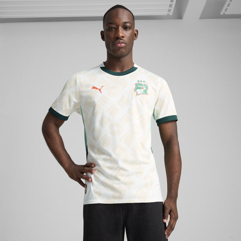 T-paita Puma Ivory Coast Away 2025 Jersey Valkoinen | 777210_02