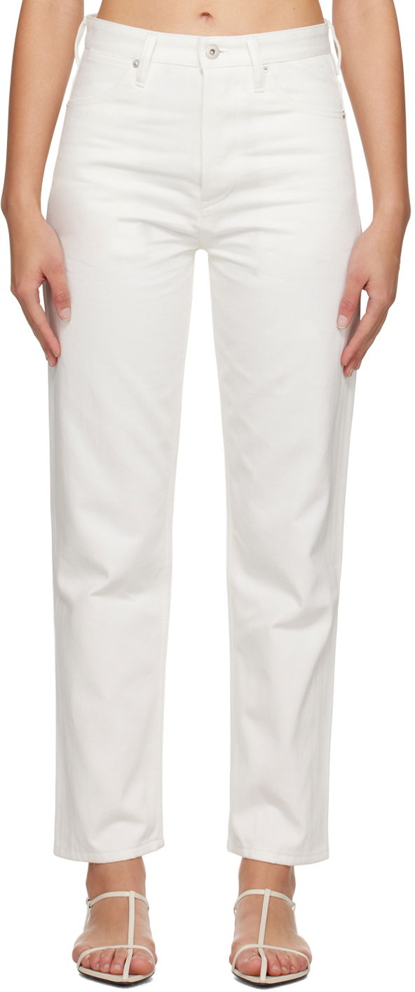 Jeans Jil Sander Five-Pocket Jeans Valkoinen | J04KA0103_J46544