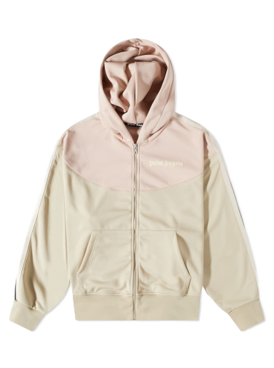 Huppari Palm Angels Two Tone Track Jacket Beige | PMBD049S23FAB0016134