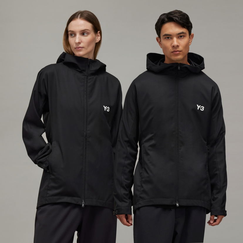 Huppari Y-3 Refined Wool Hooded Sweatshirt Musta | IW7454
