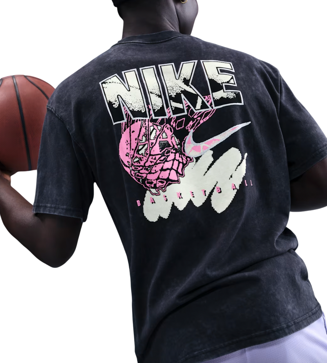 T-paita Nike M90 DANN Graphic Washed T-Shirt Musta | hv1768-010, 1