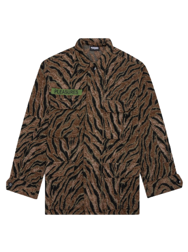 Takki Pleasures Jungle Jacket Ruskea | P21F028-BROWN