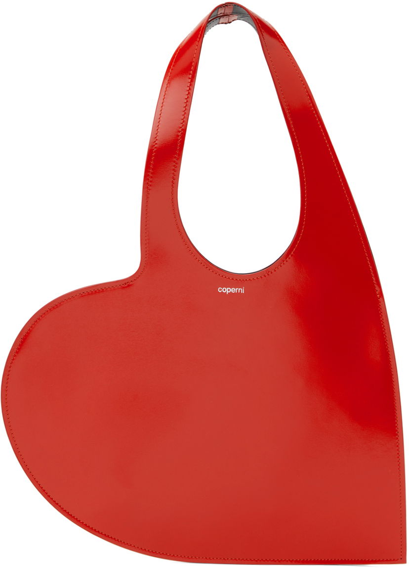 Kangaskassi Coperni Coperni Mini Heart Tote Bag Punainen | COPBA14BISF6002