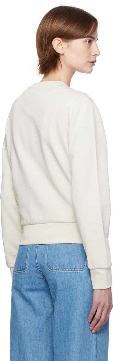 Villapaita A.P.C. A.P.C. Evelyn Embroidered Sweatshirt Valkoinen | COHHA-F27981, 2