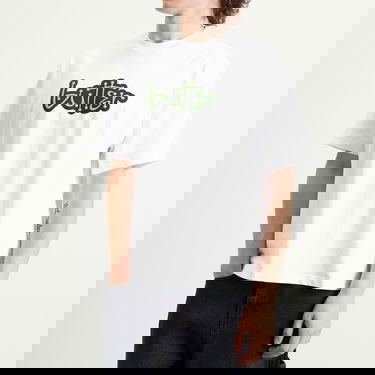 T-paita Butter Goods Connection T-Shirt, Size Large Valkoinen | BG253102-WHT, 5