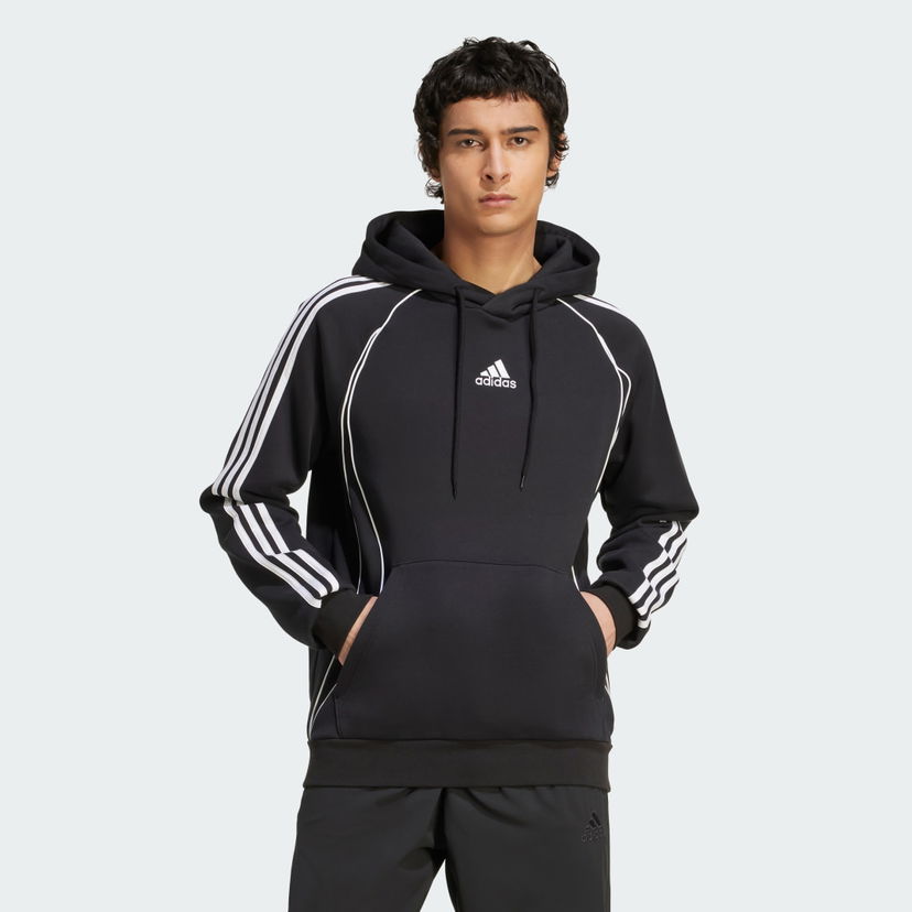 Huppari adidas Performance Adicolor Teamgeist Cut Line Hoodie Musta | JY6394