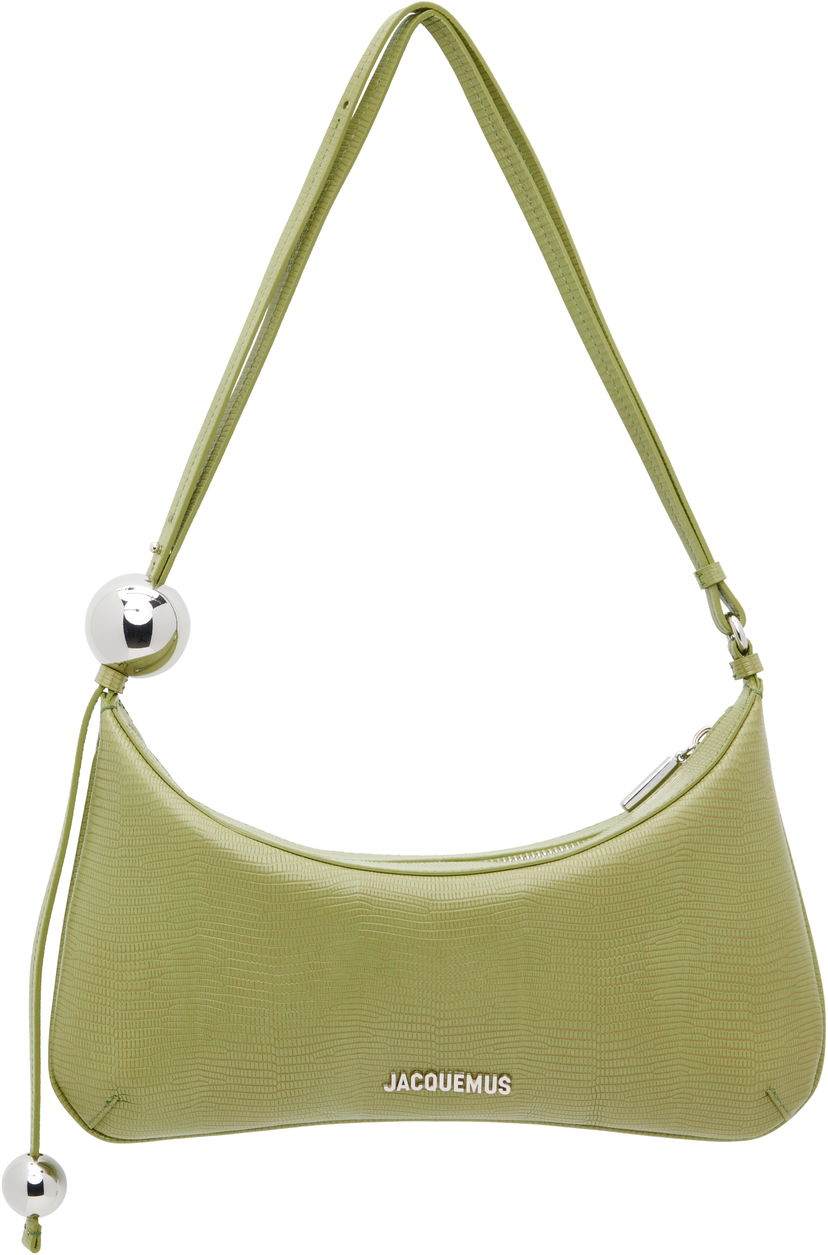 Olkalaukku Jacquemus Jacquemus La Croisière 'The Large Bisou Perle' Shoulder Bag Vihreä | 25E251BA410-3235