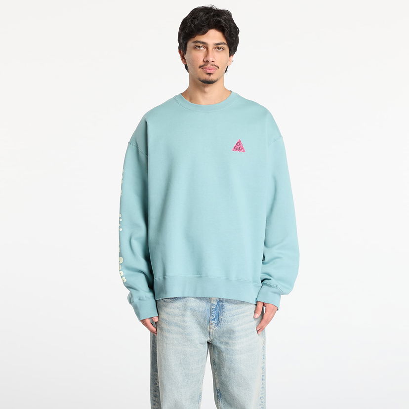 Huppari Nike ACG ACG Tuff Fleece Crew-Neck Sweatshirt Turkoosi | HV1119-017