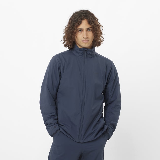 Tuulitakki Salomon Flex Mountain Jacket Tummansininen | LC2474100