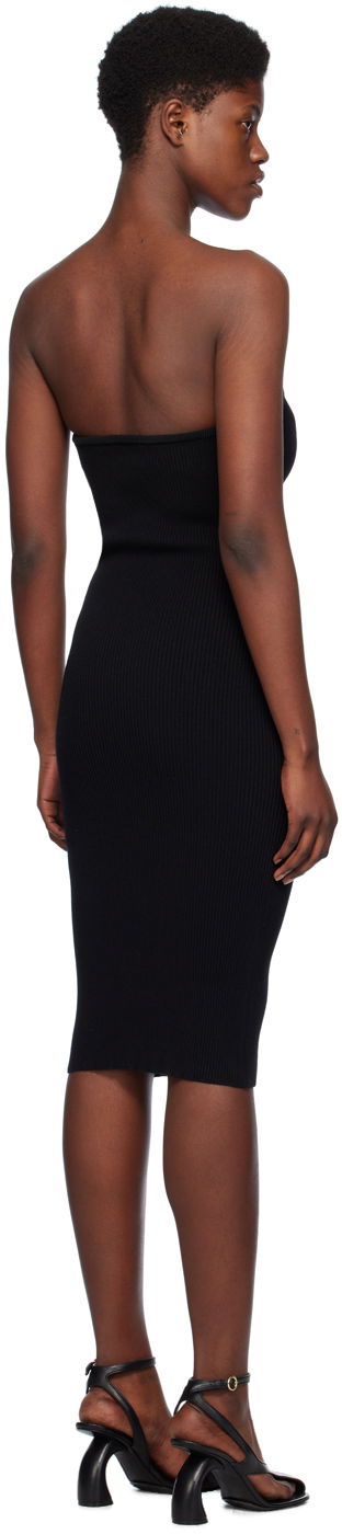 Mekko Coperni V-Neck Midi Dress Musta | COPML91852, 2