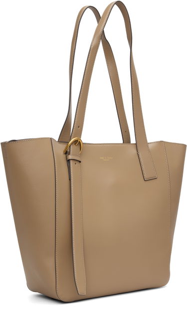 Kangaskassi rag & bone Rag & Bone Parker Leather Tote Beige | LE101325, 1