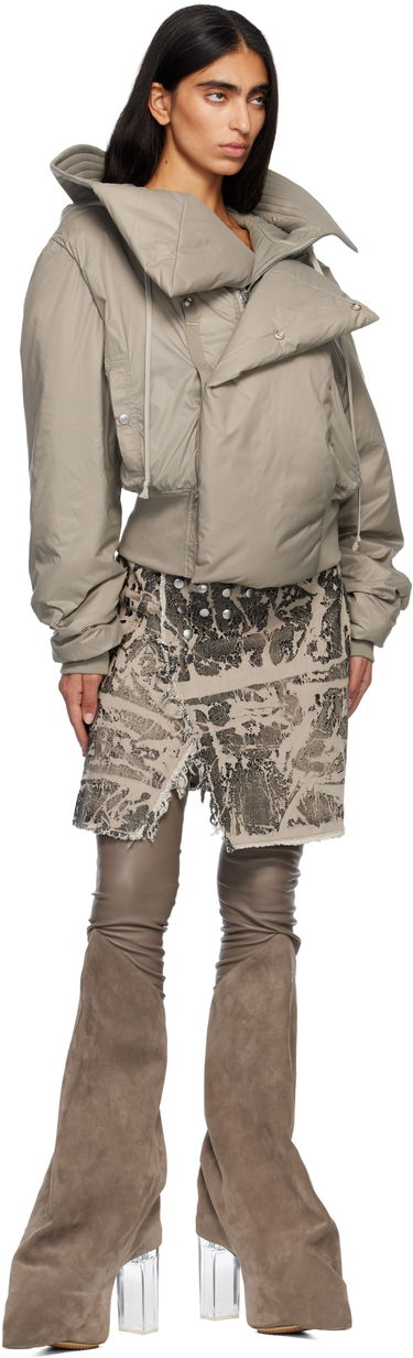 Hame Rick Owens Concordians Sisynap Studded Distressed Miniskirt Monivärinen | DS02E7329 DWF, 3