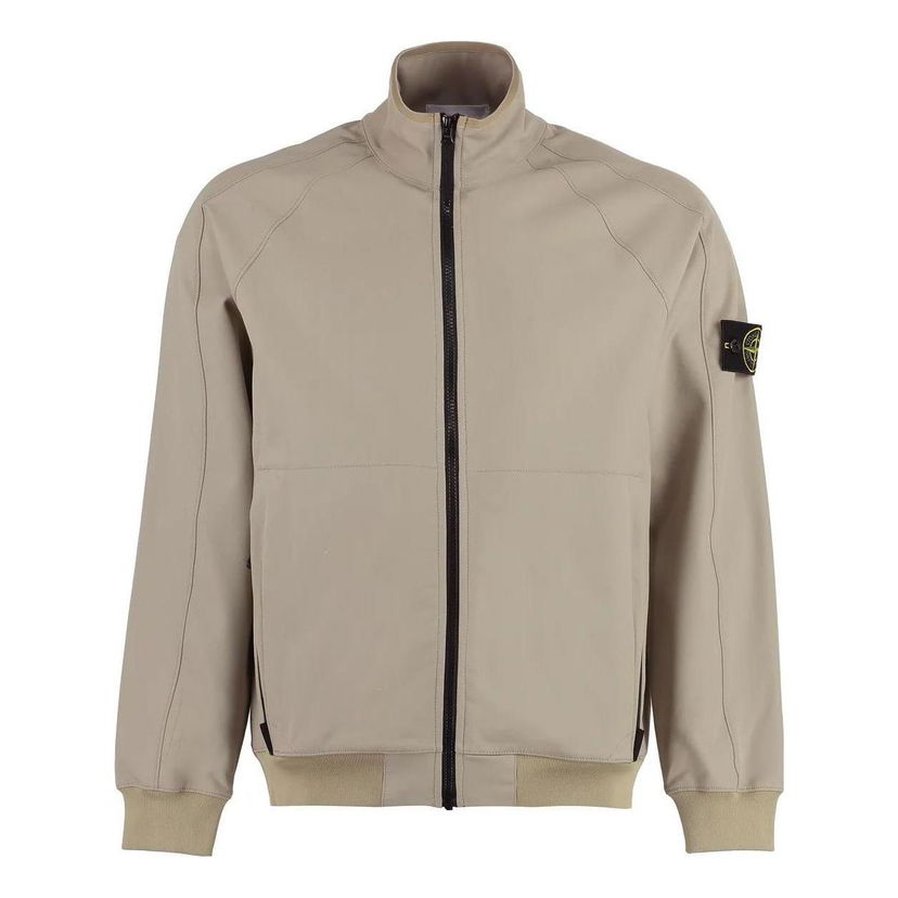 Bomber-takki Stone Island Track Jacket Beige | 781560753-V0092