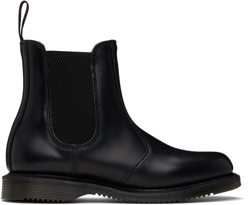 Kengänhoito Dr. Martens Flora Smooth Chelsea Boots Musta | 32217001