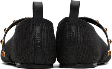 Mekko rag & bone rag & bone Spire Straw Mary Jane Ballerina Flats Musta | WFF25PF1003ST3, 1