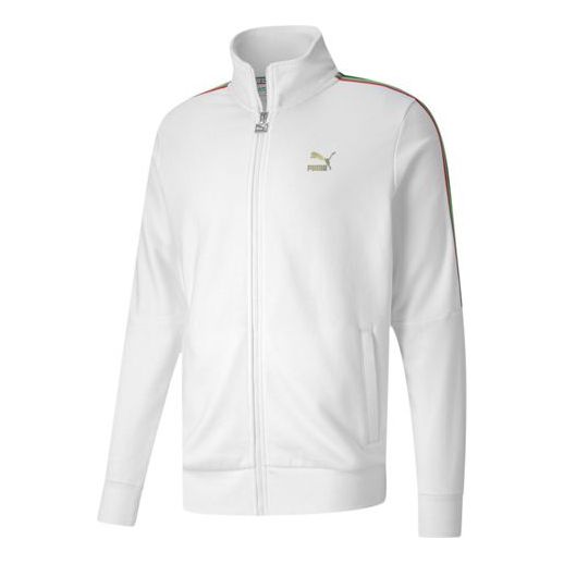 Takki Puma TFS Unity Knit Jacket Valkoinen | 599293-02