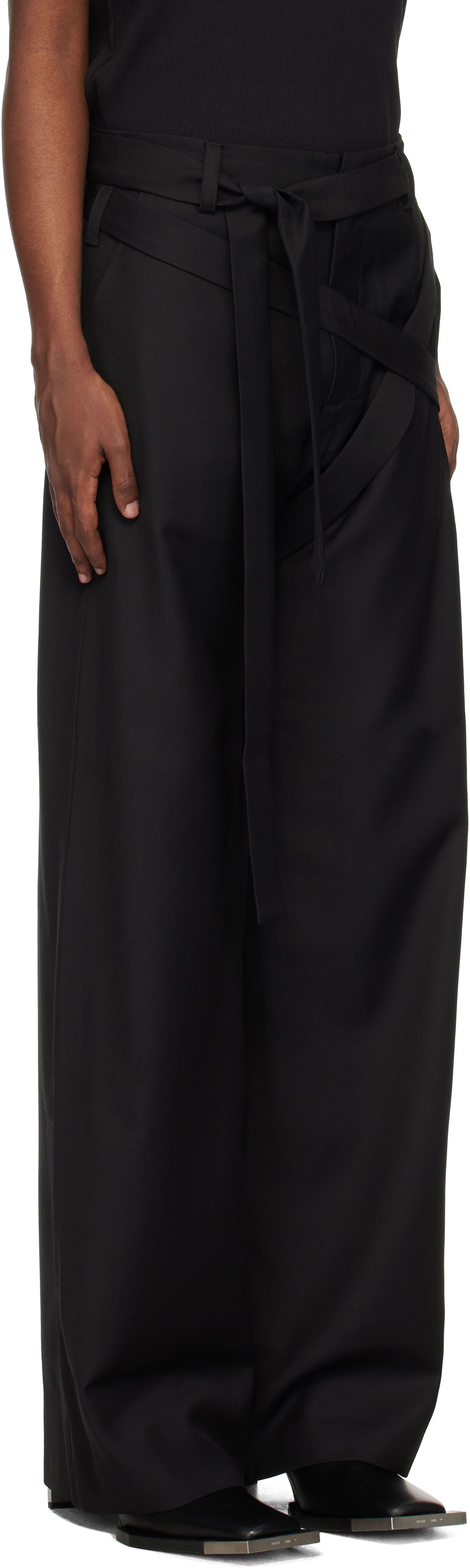 Housut HELIOT EMIL Aegis Tailored Trousers Musta | AW24_M_10_182_BLK01, 1