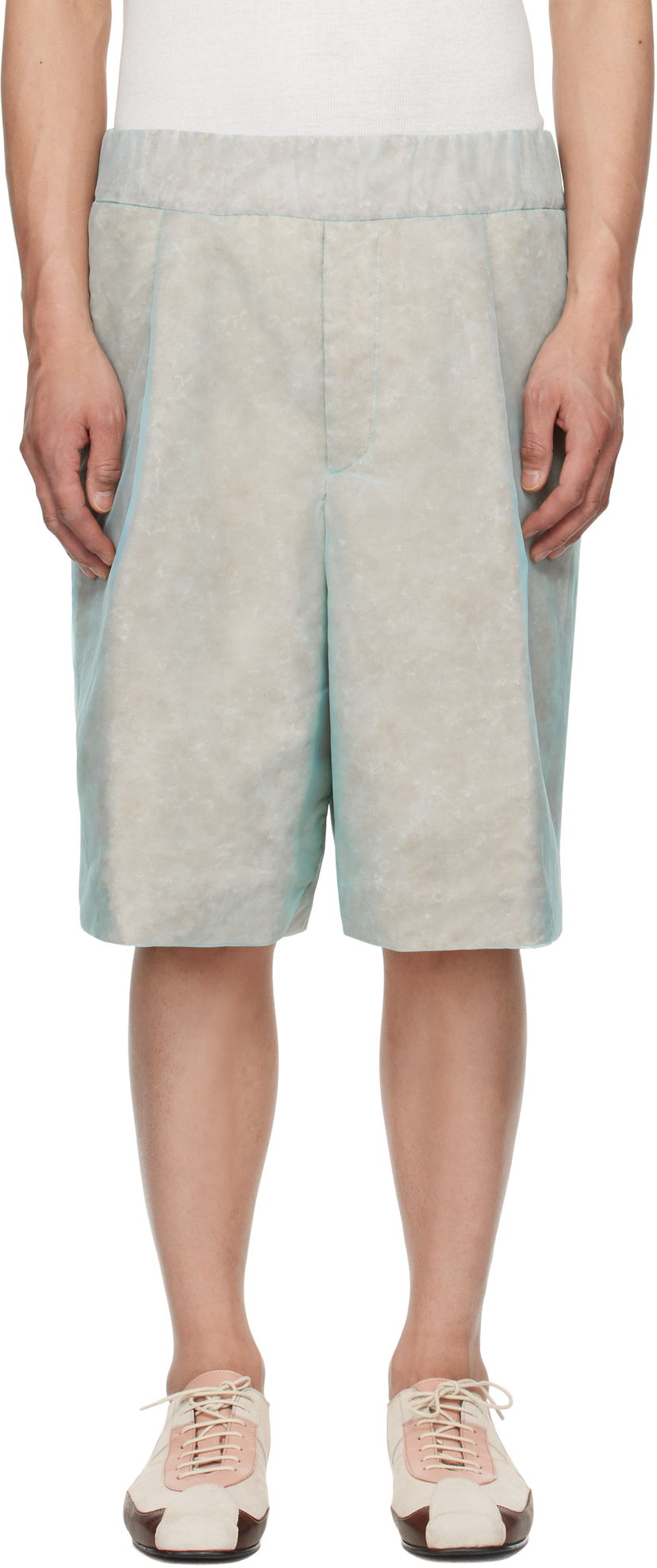 Shortsit Dries Van Noten Dries Van Noten Layered Shorts Sininen | 251-020952-1501