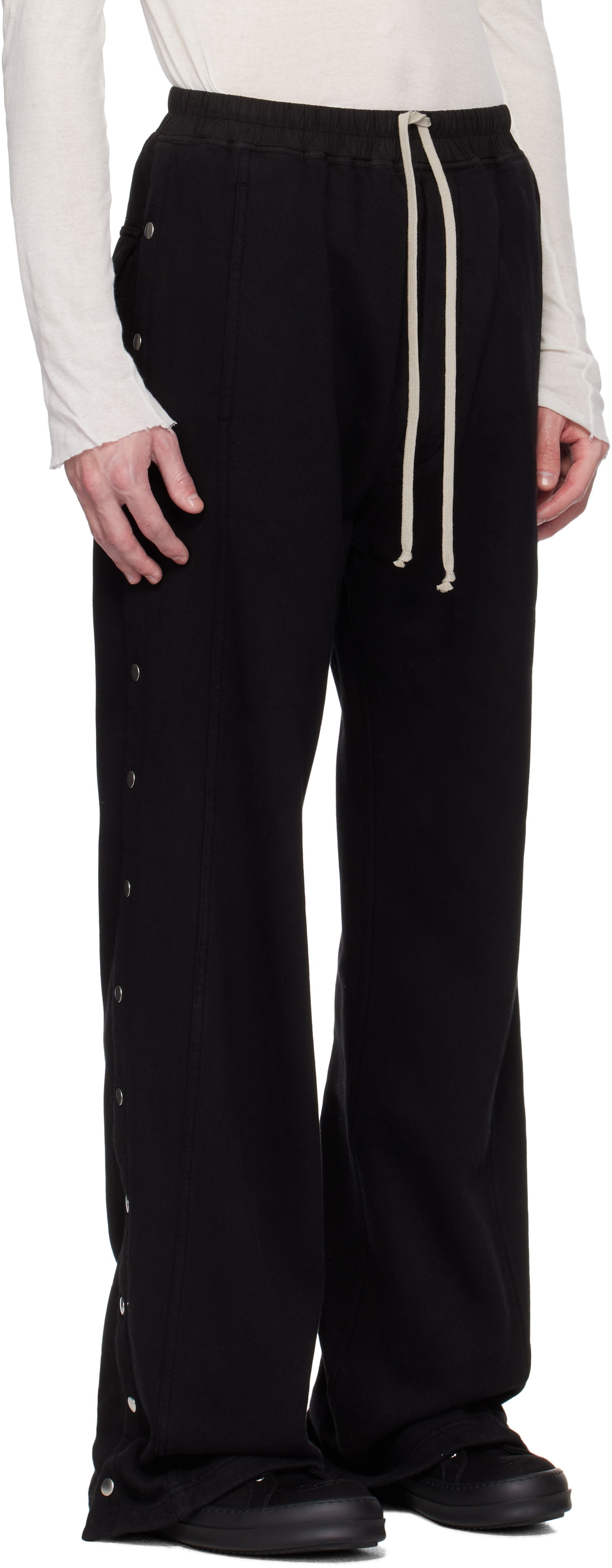 Verryttelyhousut Rick Owens Rick Owens DRKSHDW Hollywood Pusher Sweatpants Musta | DU01E3393 F, 1