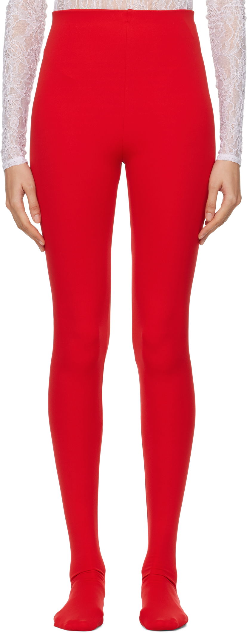 Sukat WARDROBE.NYC Opaque Leggings Punainen | W2086R14