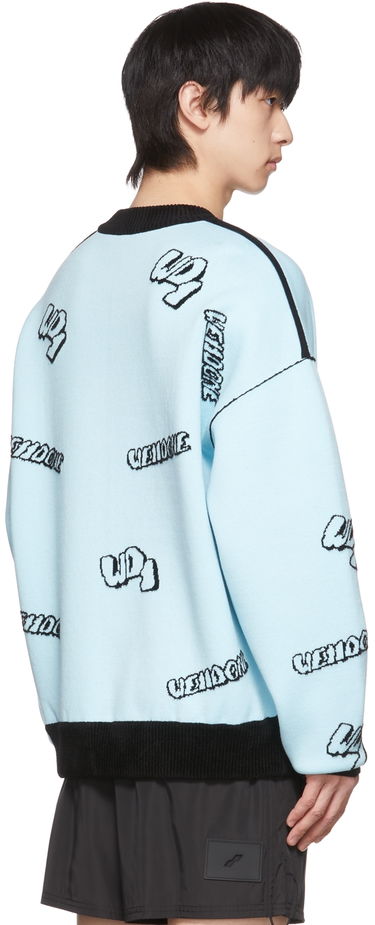 Villapaita We11done We11done Reversible Sweater Sininen | WD-KT1-22-629-U-SK, 2
