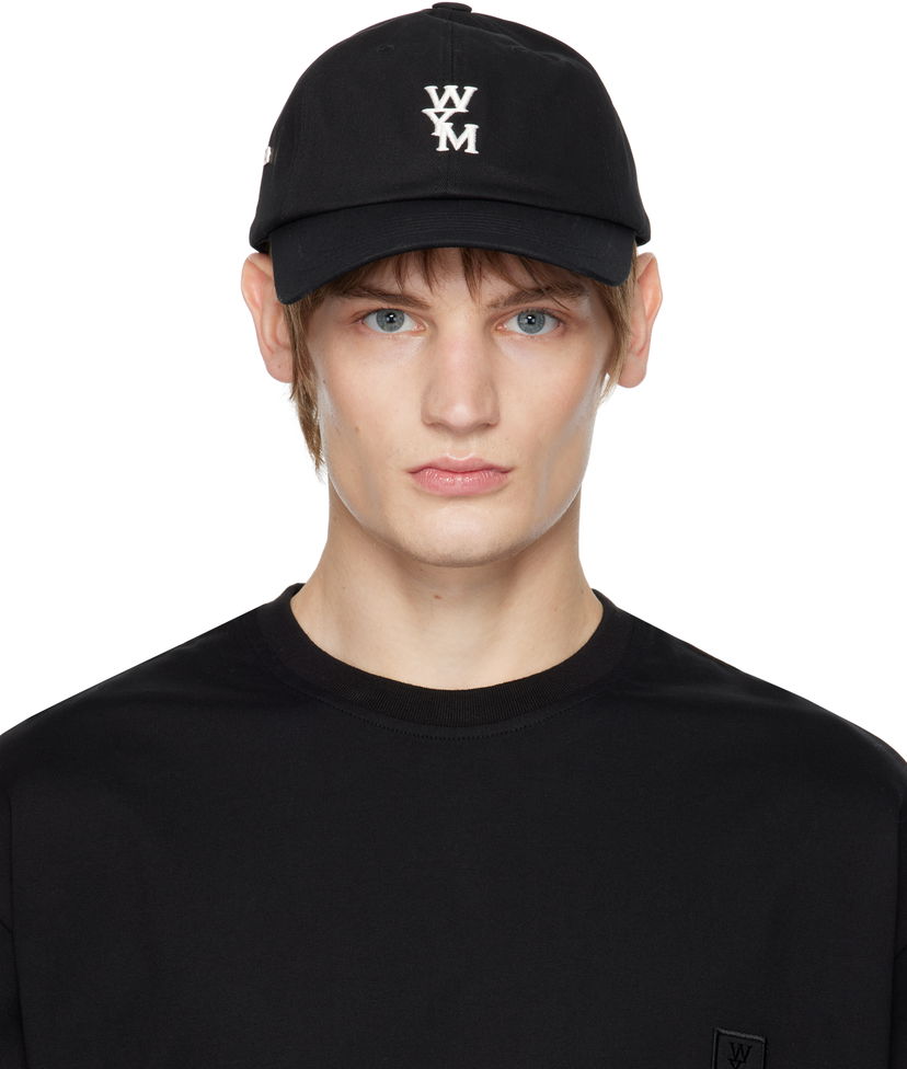 Korkki WOOYOUNGMI Logo Ball Cap Musta | W243AC51