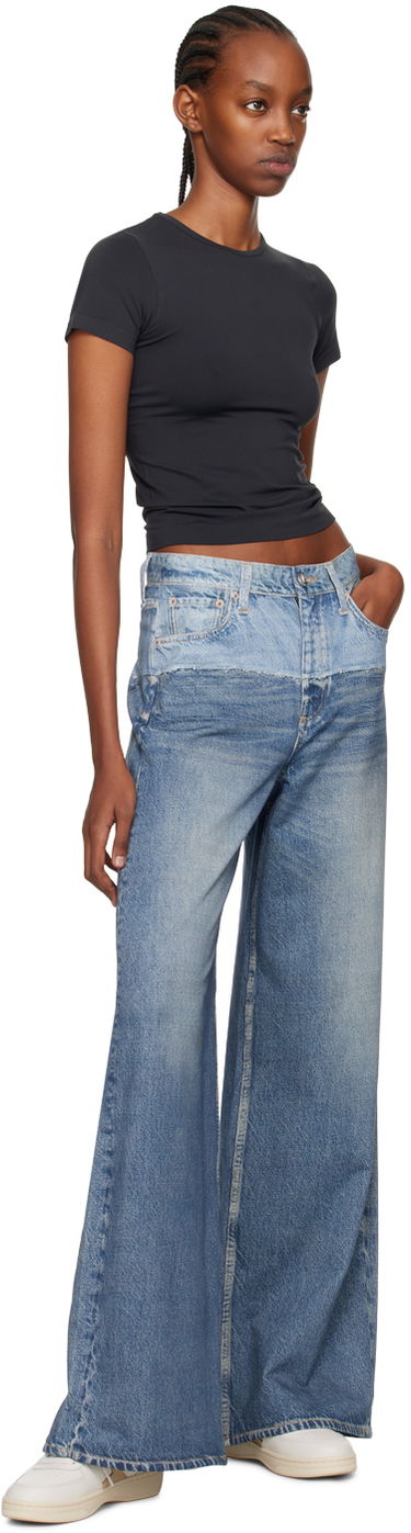 Jeans rag & bone Sofie Wide Leg Jeans Sininen | WCW23H70018201, 3