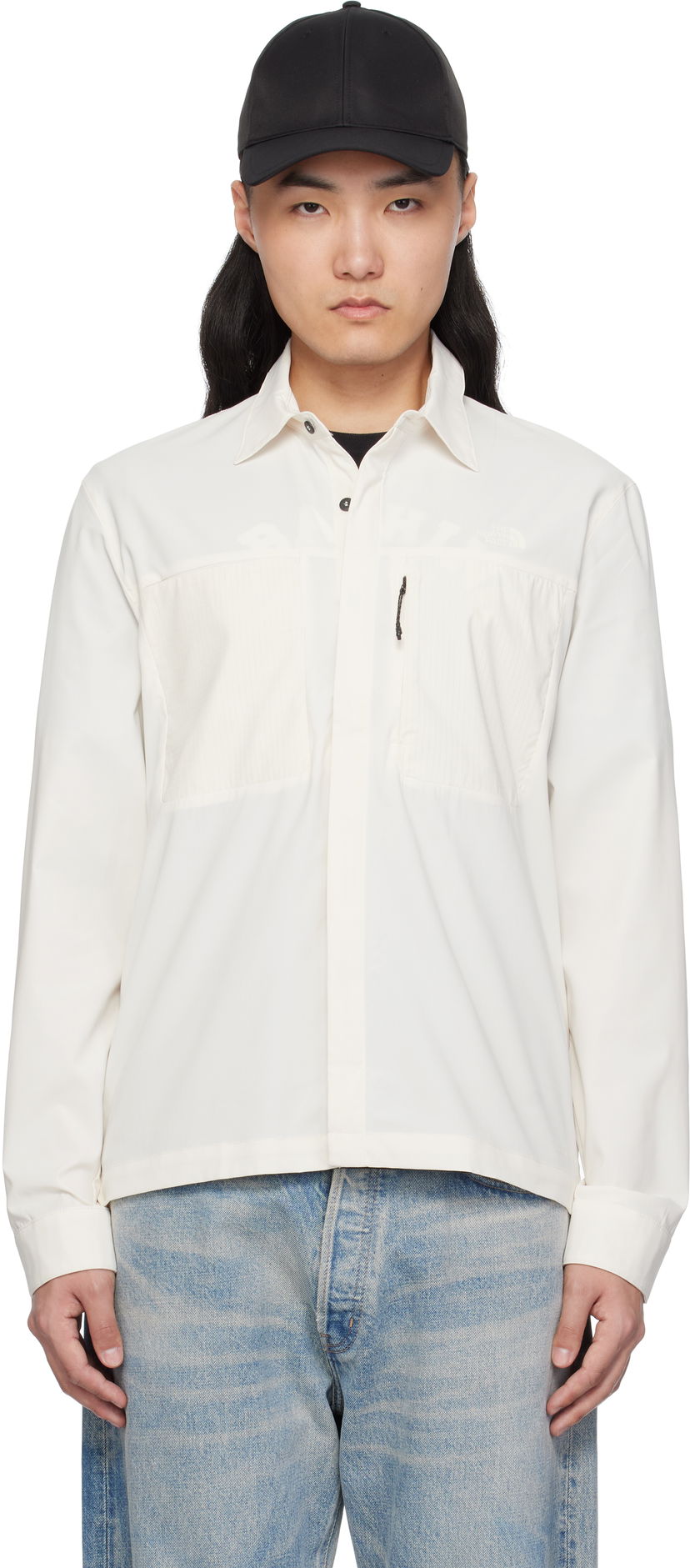 Paita The North Face The North Face LIGHTRANGE Long-Sleeve Shirt Valkoinen | NF0A8B53