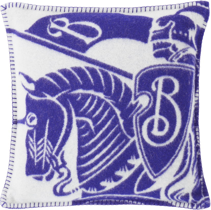 Kodin sisustus Burberry Burberry EKD Wool Throw Pillow Violetti | 8079281