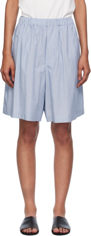 Shortsit Baserange Baserange Claude Striped Relaxed Shorts Sininen | SSCL-PO-AU25, 0