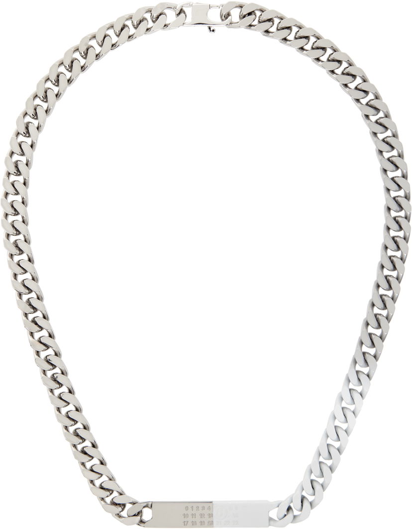 Kaulakoru Maison Margiela MM6 Maison Margiela Chain Necklace with Numbers Pendant Metallinen | SM6UU0033 P8339