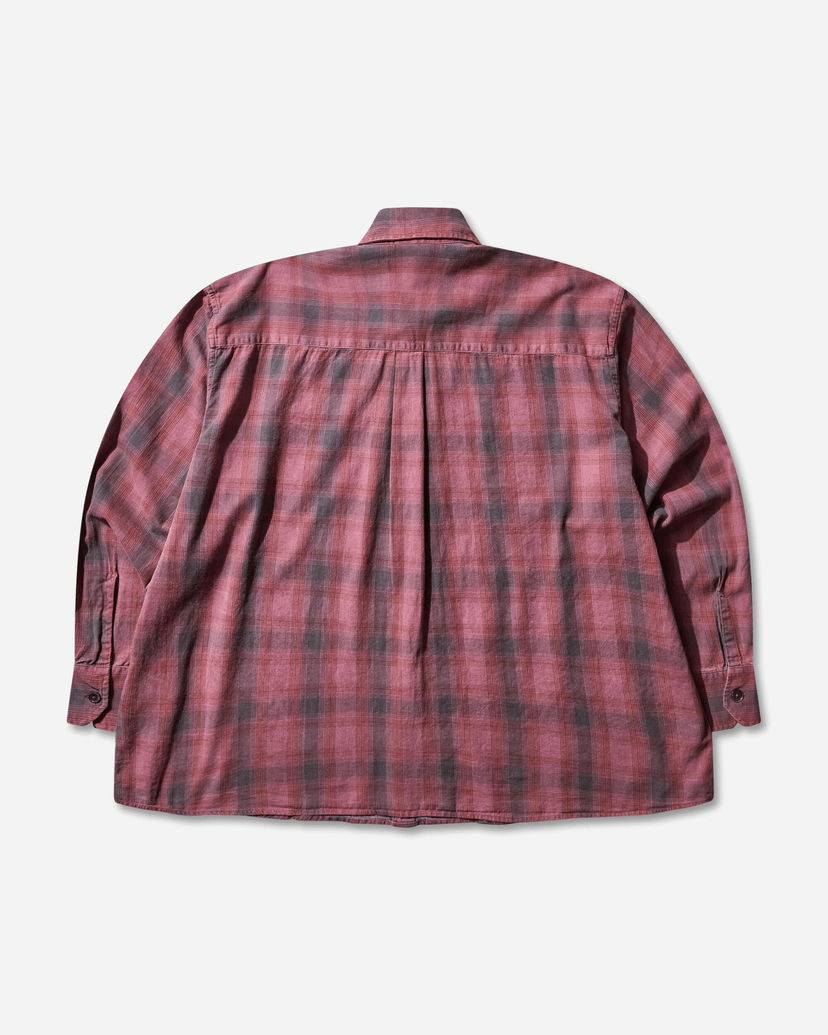 Paita OUR LEGACY Borrowed Shirt Idaho Burgundia | M4252BIDC 001