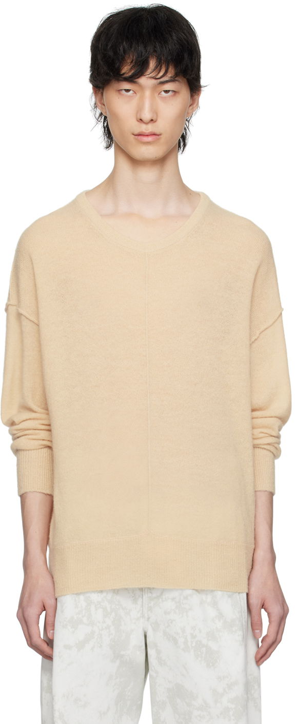Villapaita LEMAIRE Light Knit Sweater Beige | TO1202 LK1019
