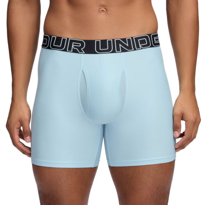 Nyrkkeilijät Under Armour Under Armour Performance Tech 6in Boxer Briefs - 3 Pack Sininen | 1383878-494, 1