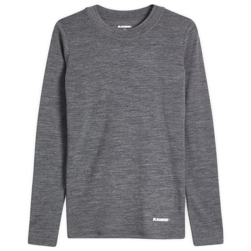 T-paita Jil Sander Long Sleeve T-Shirt Jil Sander+ Harmaa | J40GC0022-J70021-028