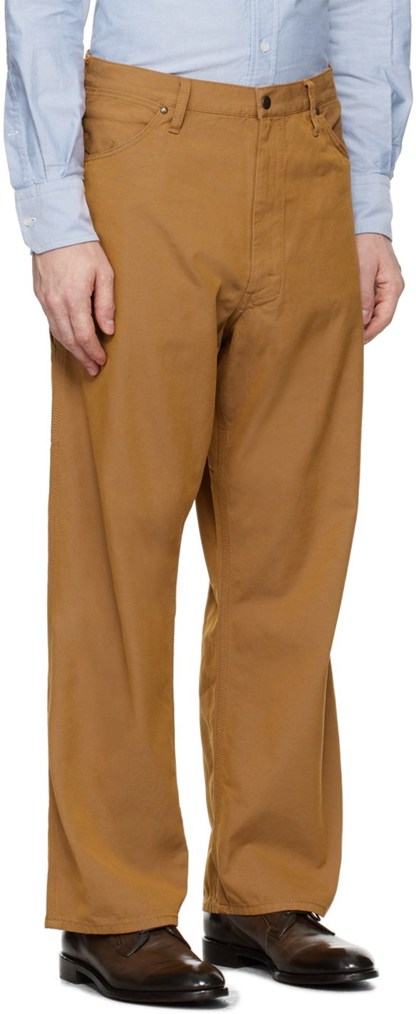 Housut BEAMS BEAMS PLUS Painter Trousers Ruskea | 3824-0250-791, 1