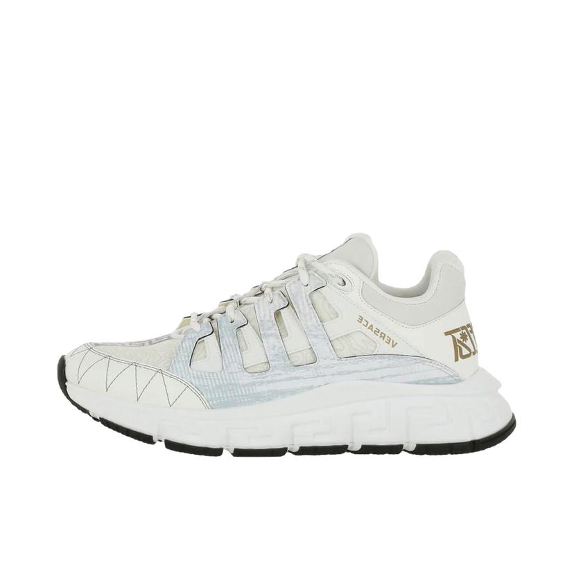 Tennarit ja kengät Versace Trigreca Glitter Sneaker White Gold (Women's) Valkoinen | 1004182 D18TCG D0191 10024