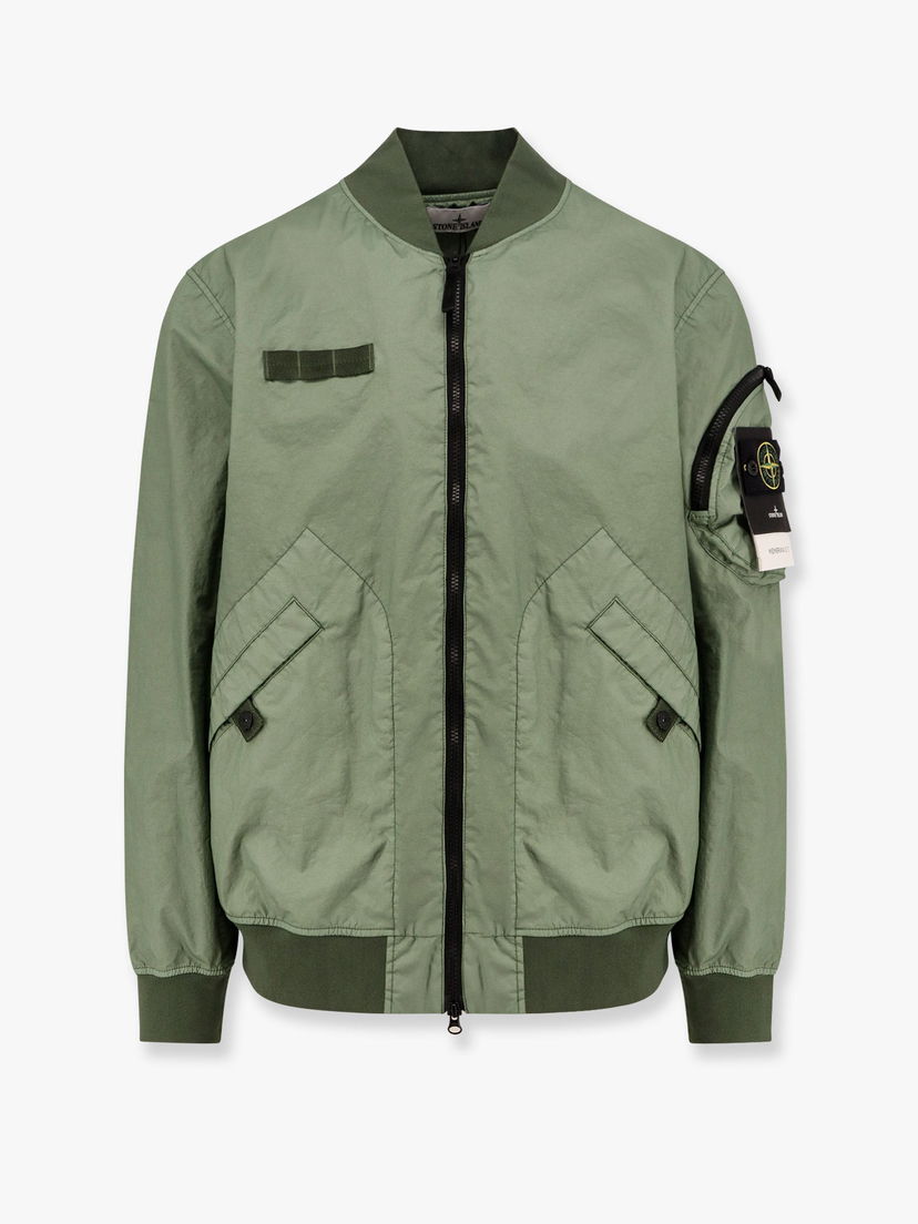 Bomber-takki Stone Island Bomber Jacket Stone Island Vihreä | K1S154100004S0A21V0055