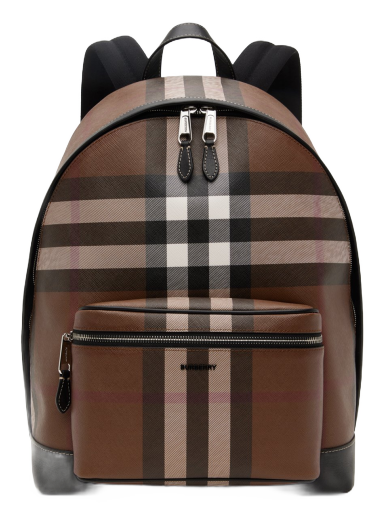 Reppu Burberry Check Ruskea | 8051414