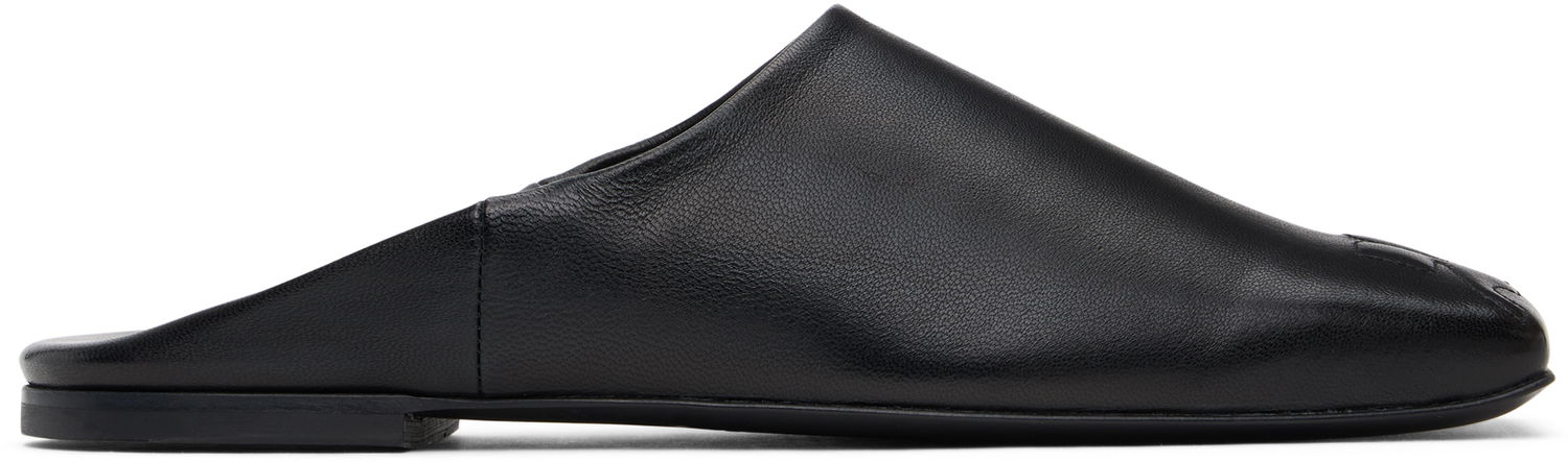 Tennarit ja kengät Courrèges Courrèges Heritage Leather Mules Musta | 125SCS108AG0030, 0