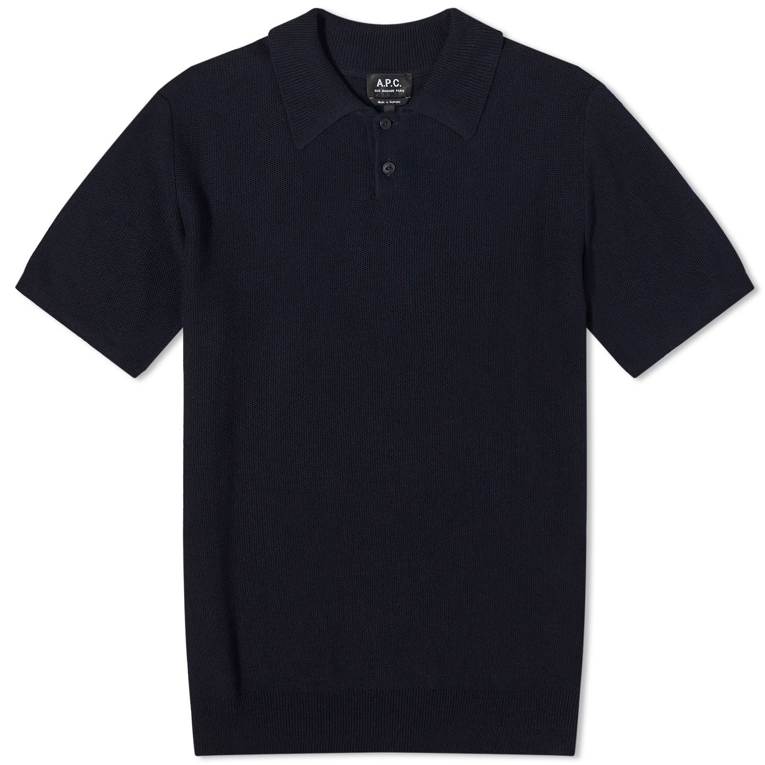 Poolopaita A.P.C. Jay Knit Polo Tee Tummansininen | VIAJC-H23315-IAK, 0