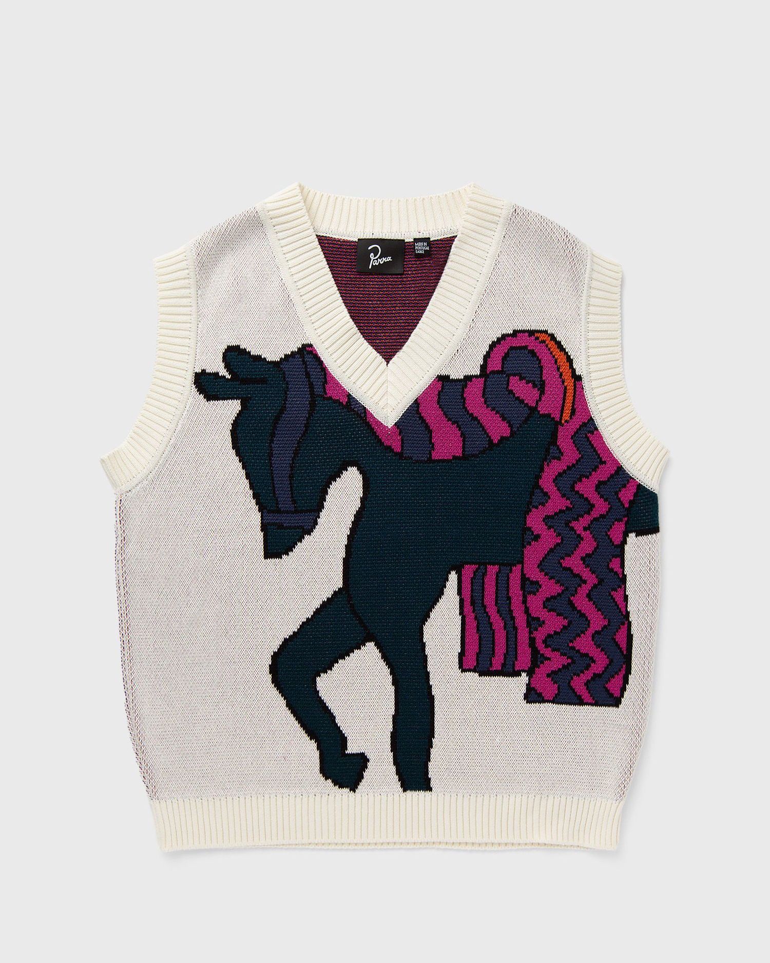 Villapaita By Parra Knitted Horse Knitted Spencer Beige | 51225, 0
