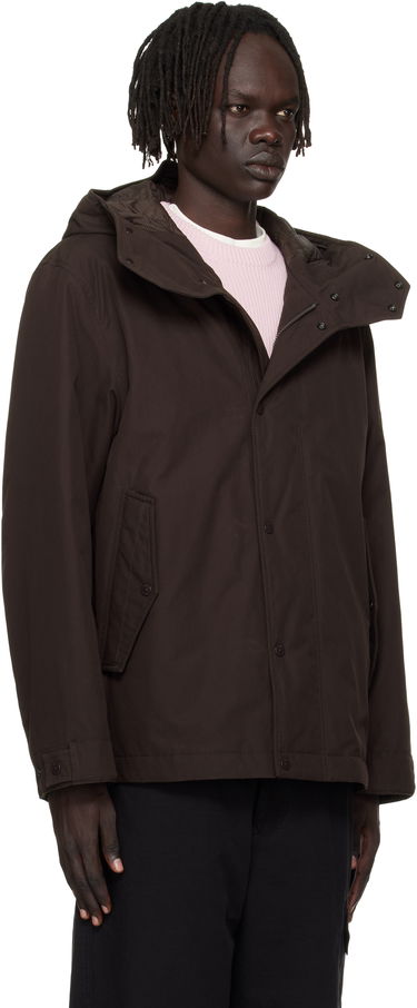 Parka Stone Island Stone Island Weatherproof Cotton Canvas Short Parka Ruskea | K2S15 4100105 S00F1, 1