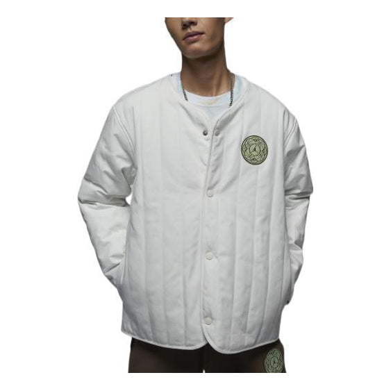 Puffer takki Jordan Jordan Padded Buttoned Jacket Valkoinen | FB1449-108