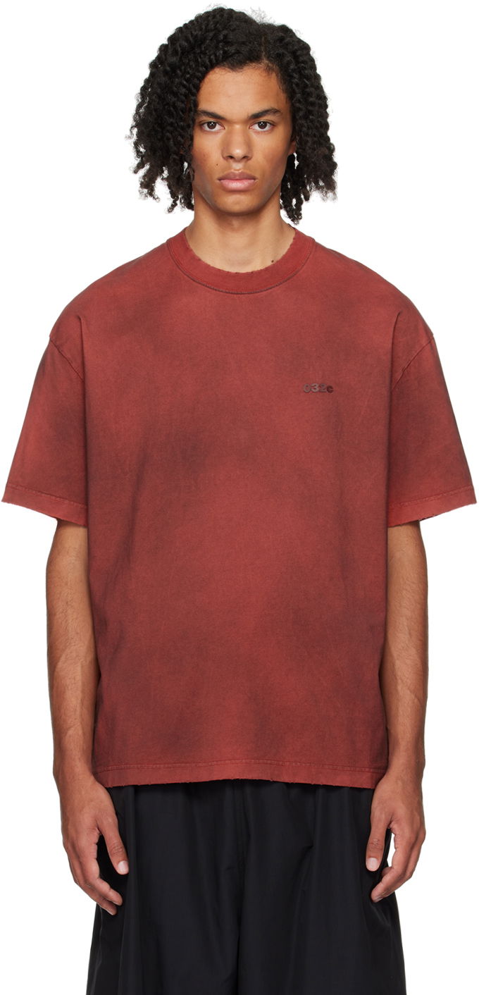 T-paita 032C Red 'Icarus With No Sun' T-Shirt Punainen | F24-URC-0112-650, 0