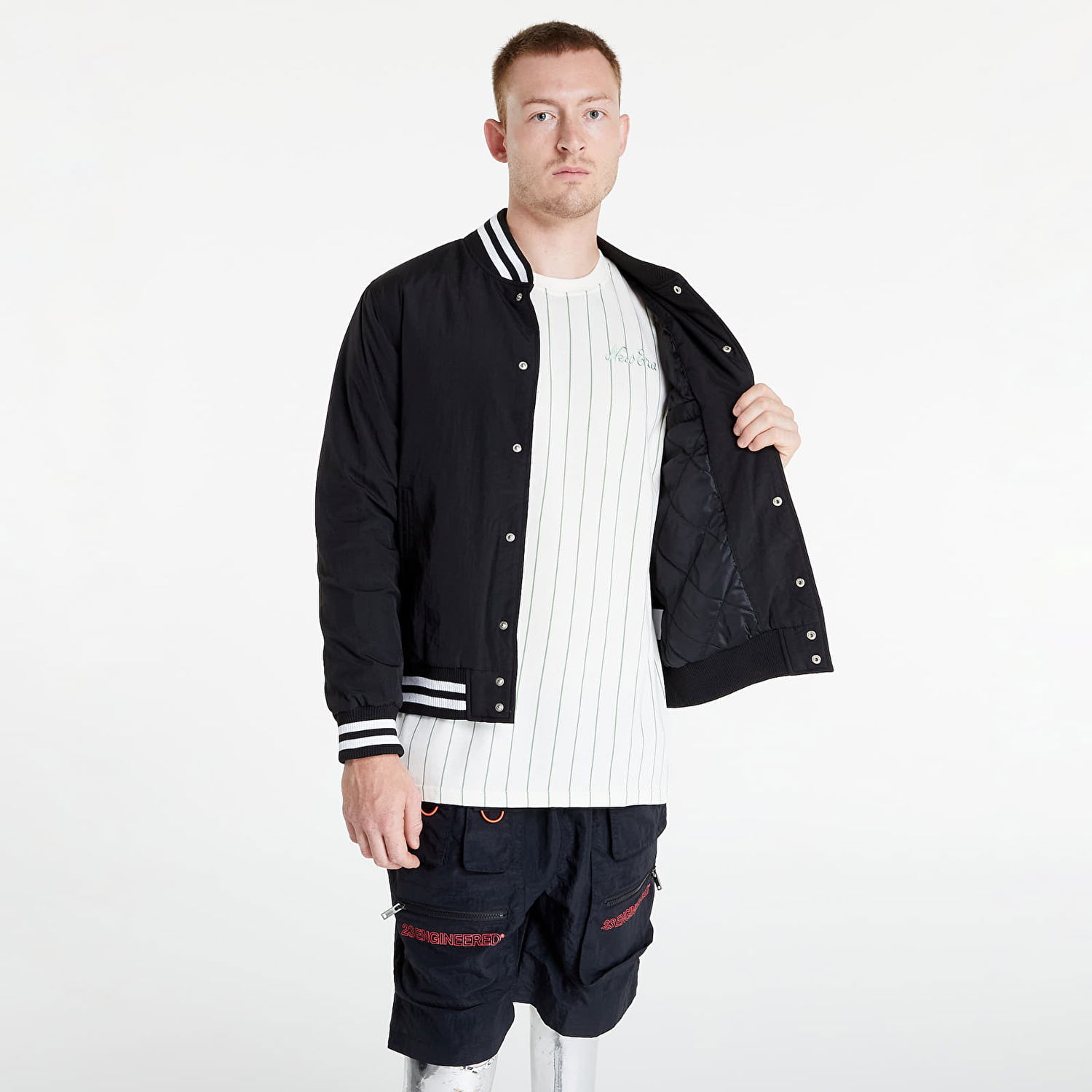 Bomber-takki New Era MLB Team Bomber Jacket New York Musta | 60284785, 0