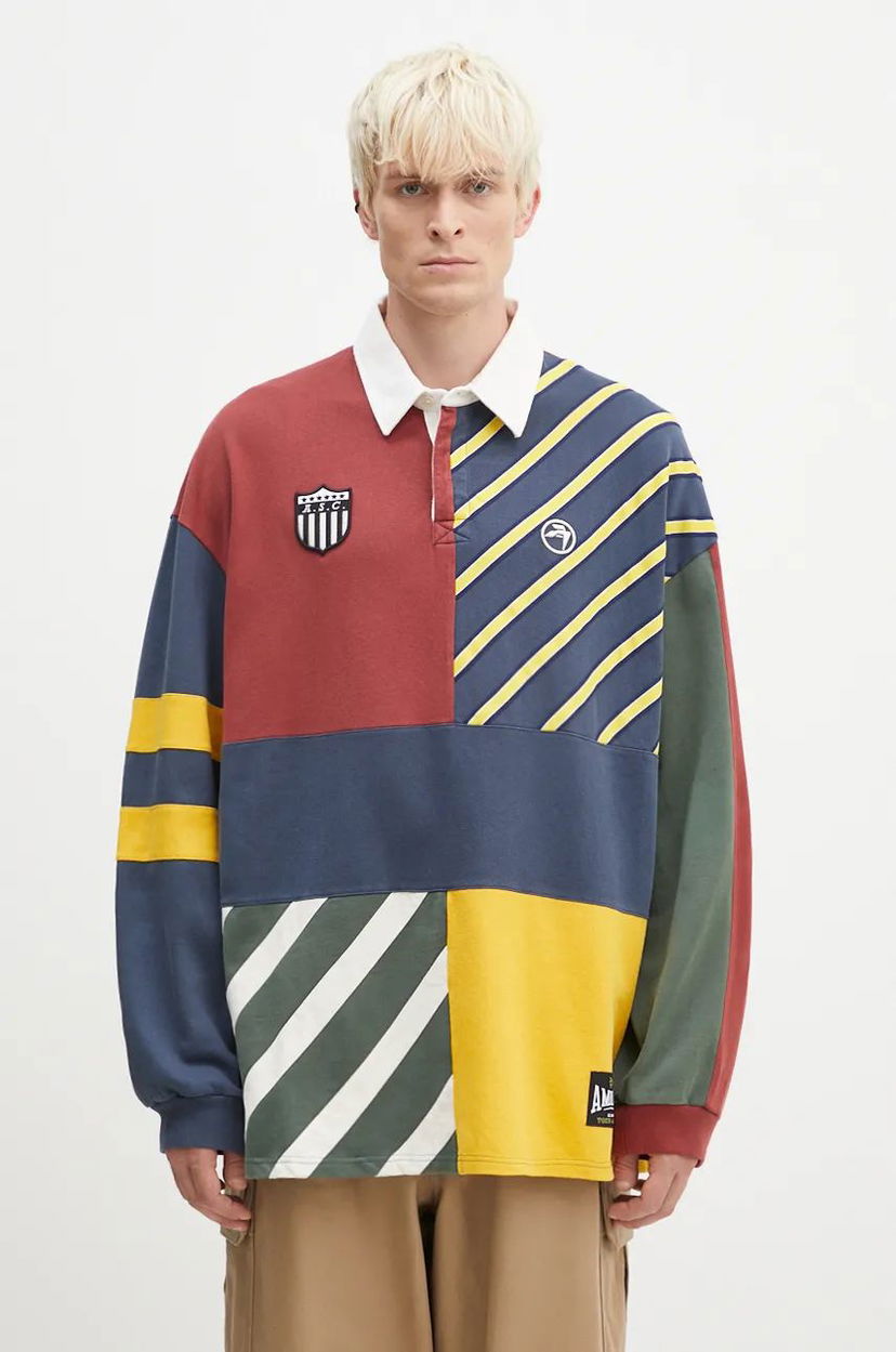 Poolopaita Ambush Patchwork Rugby Shirt Monivärinen | BMGC004F24JER0018484